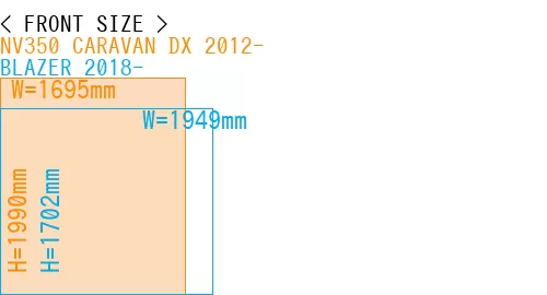 #NV350 CARAVAN DX 2012- + BLAZER 2018-